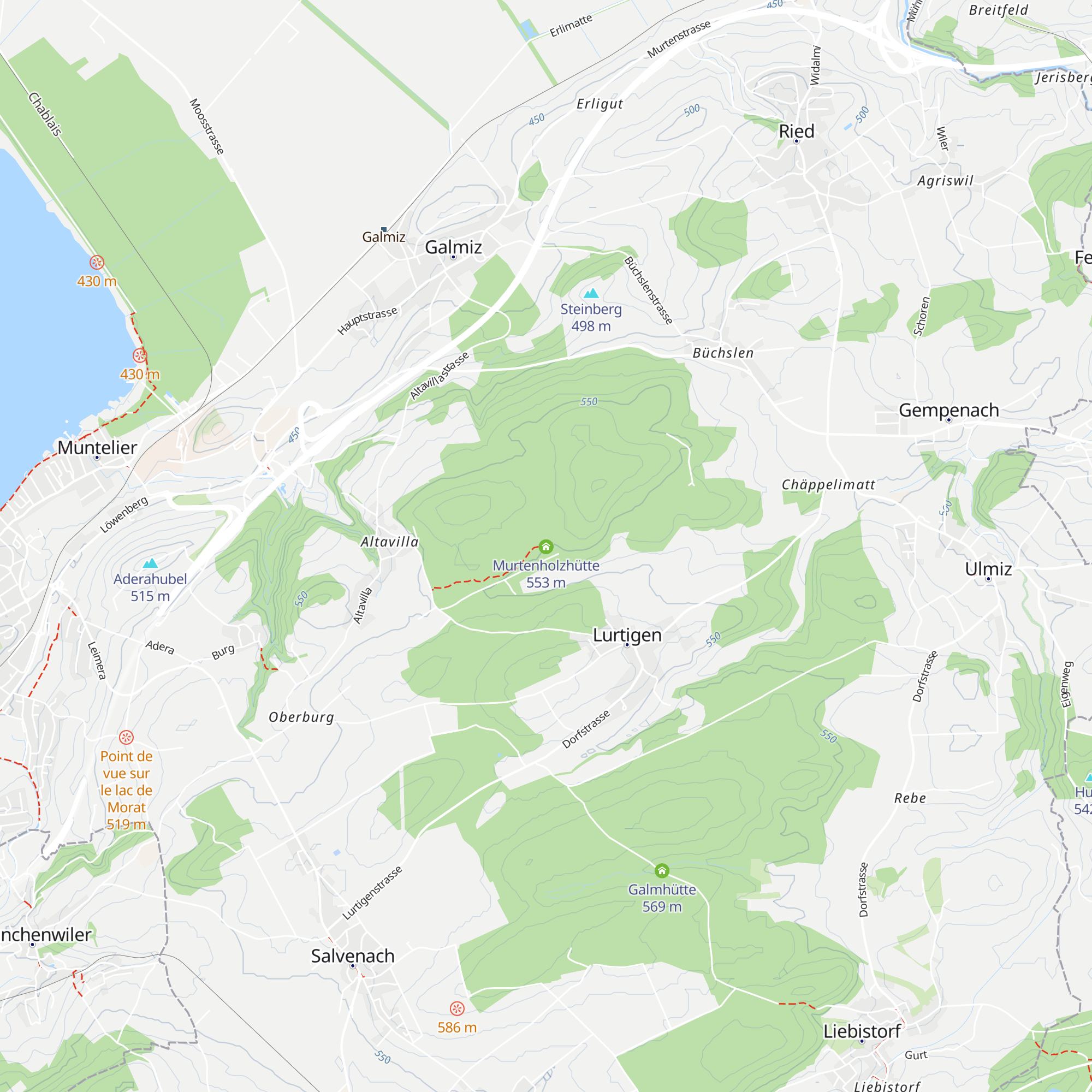 Murten holz hütte map
