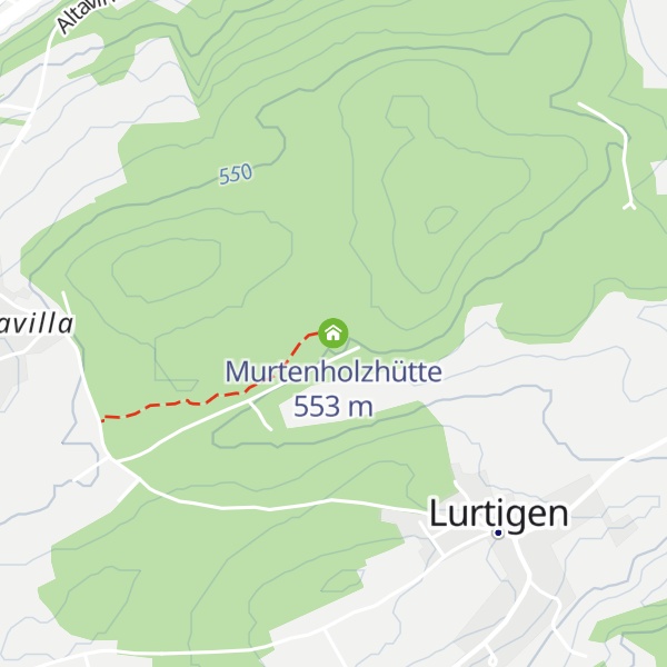Map of Murtenholzhütte