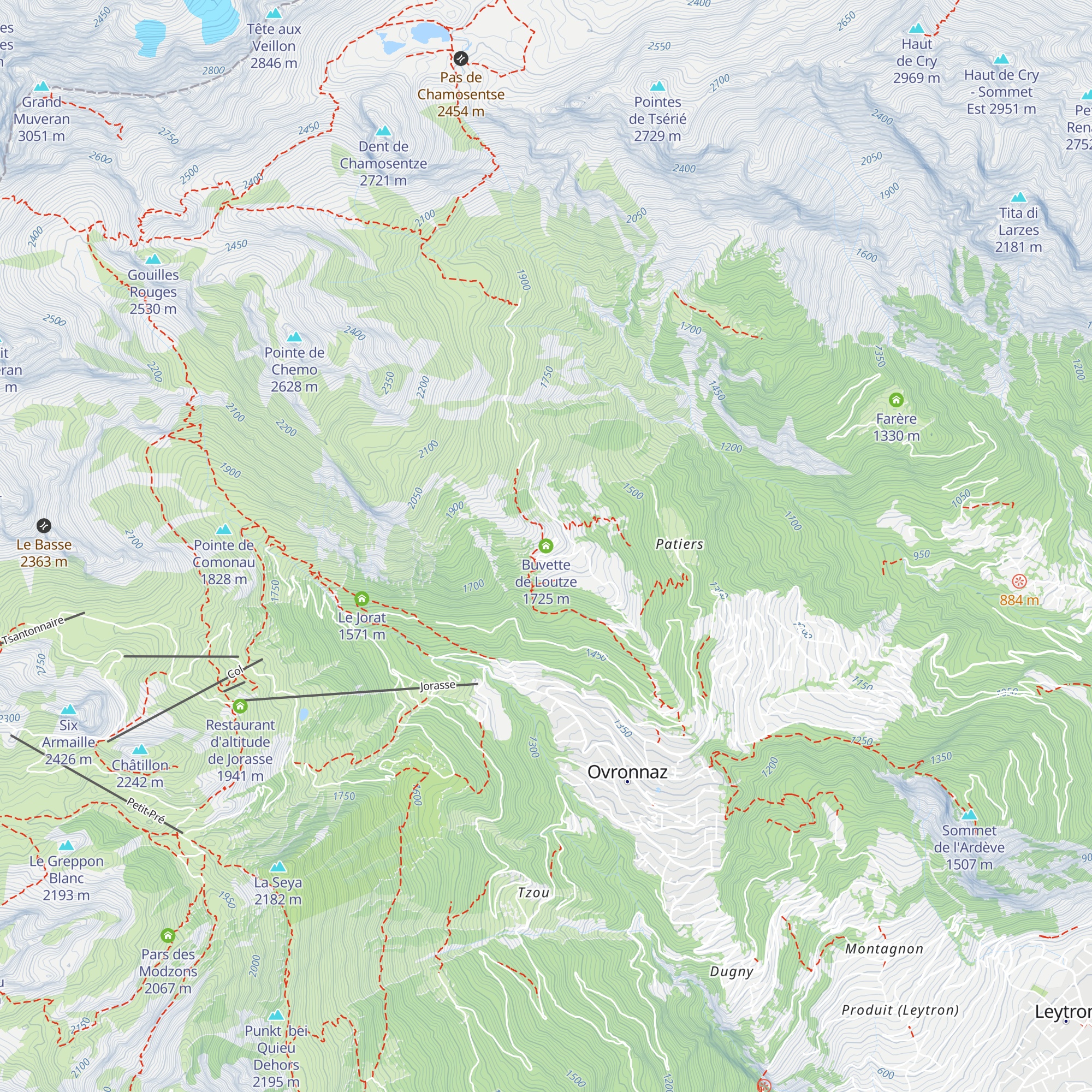 Buvette de Loutze map