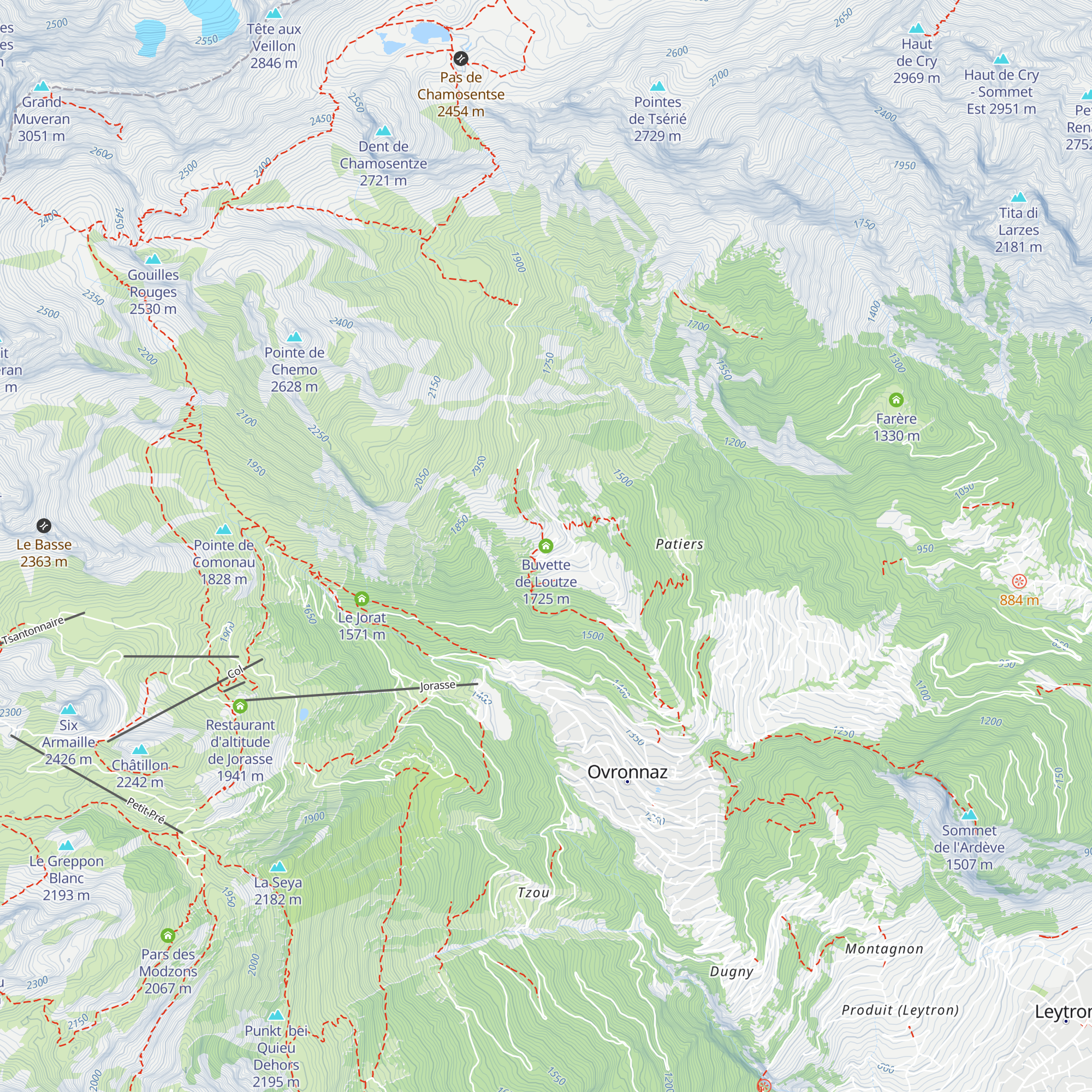 Buvette de Loutze map