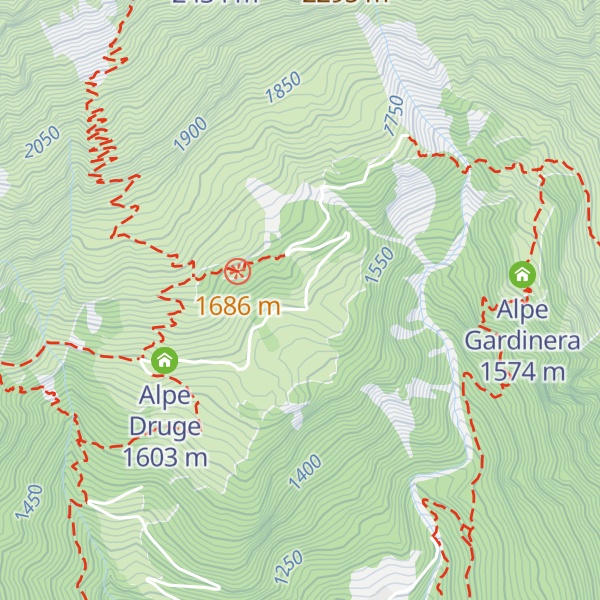 Map of Alpe Stella