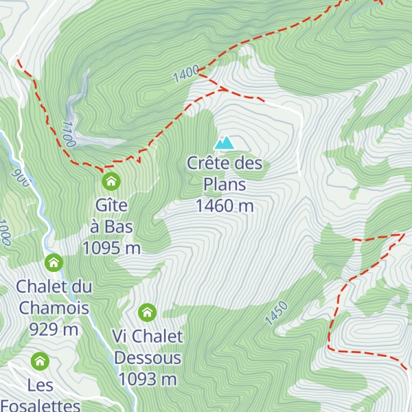 Map of Vi Chalet Dessus
