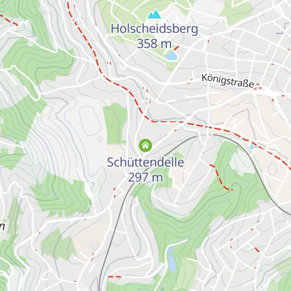 Map of Schüttendelle