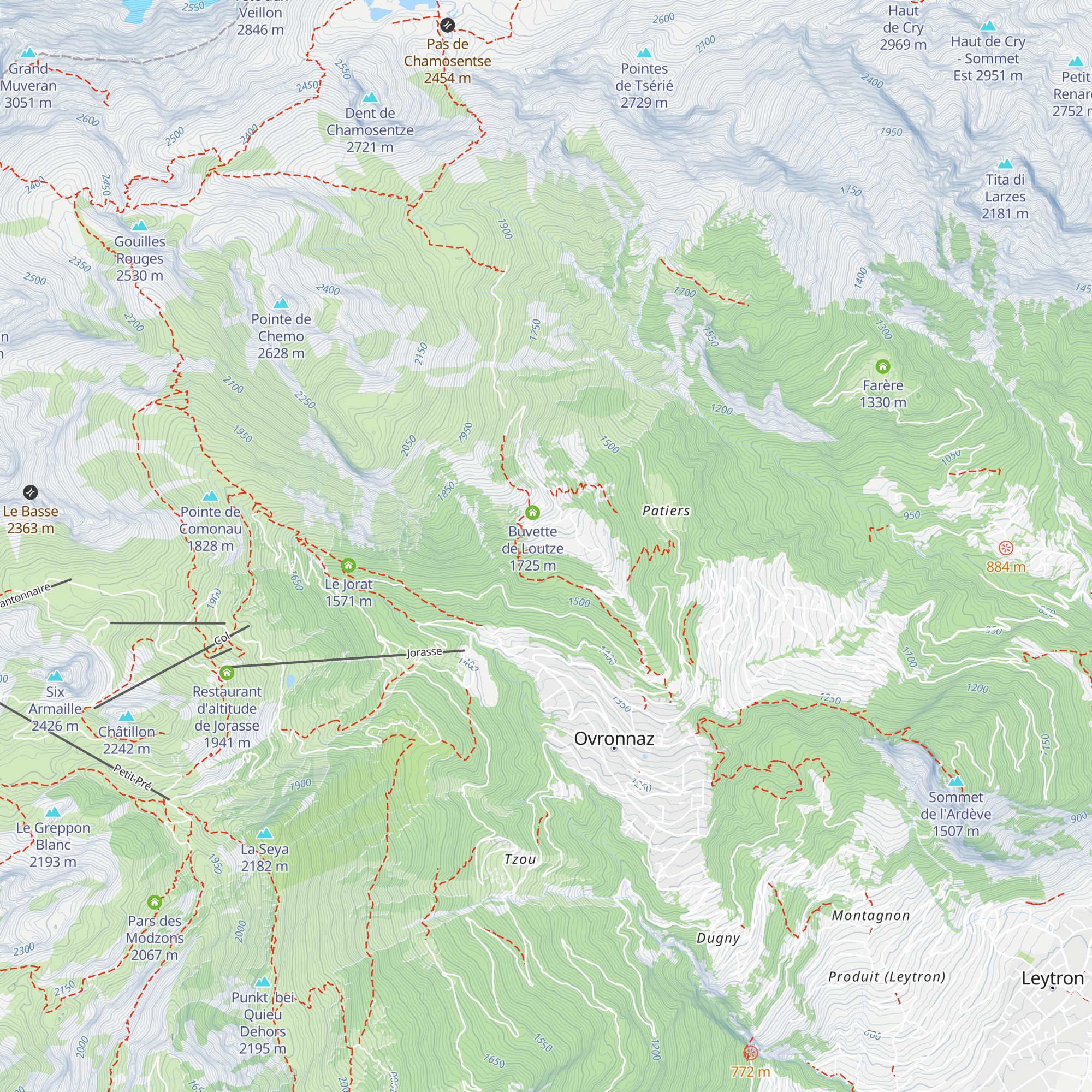 Colonie de Loutze map