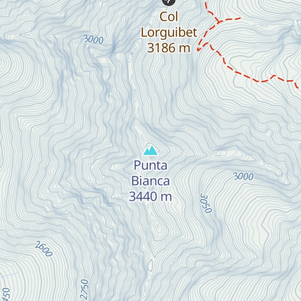 Map of Punta Bianca