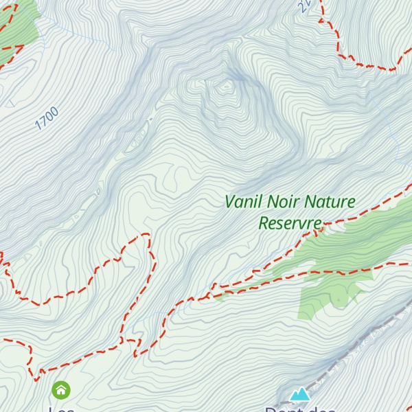 Map of Morteys de Folliéran