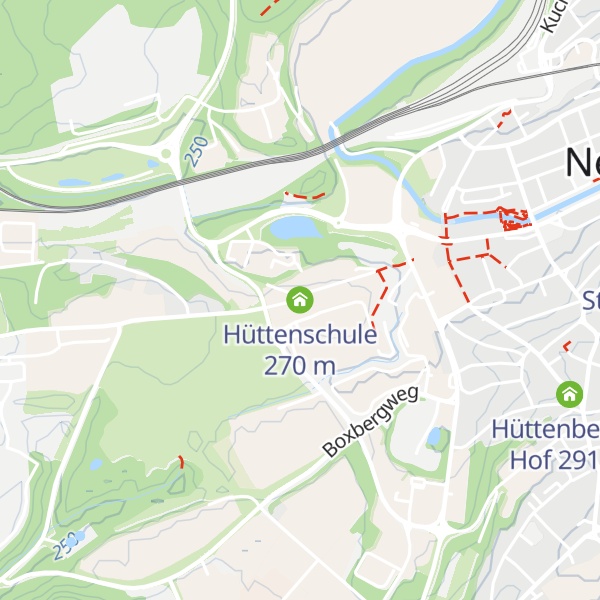 Map of Hüttenschule