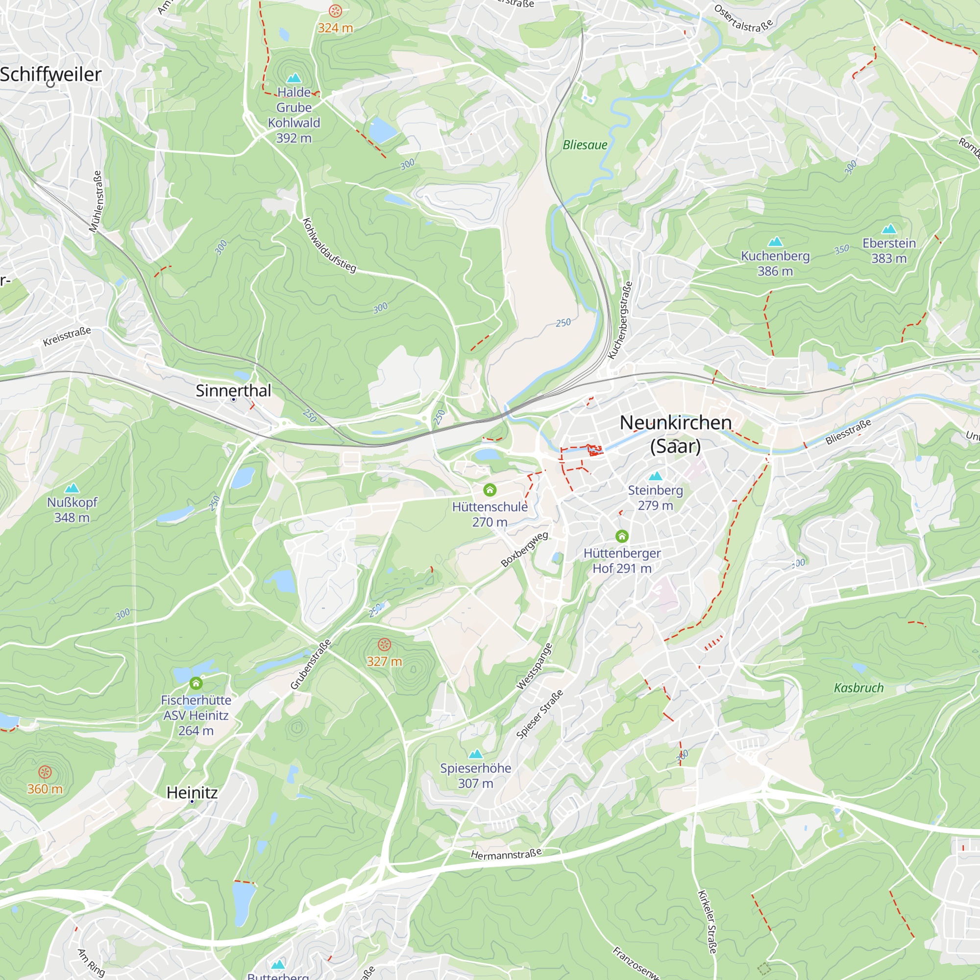 Hüttenschule map
