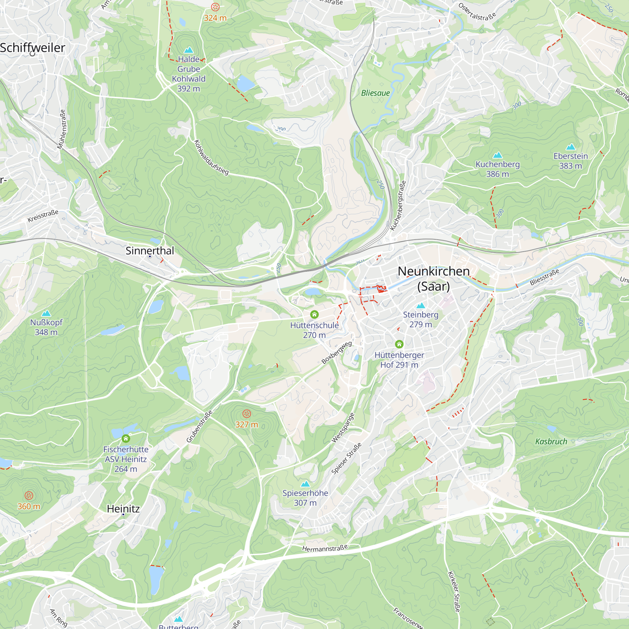 Hüttenschule map