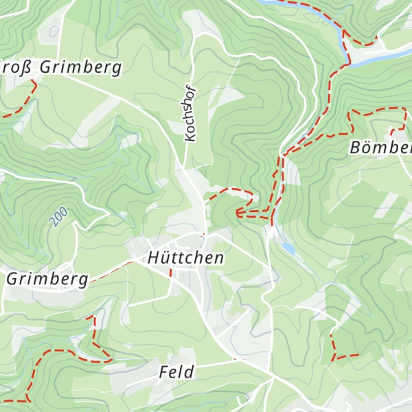 Map of Grillhütte Hüttchen