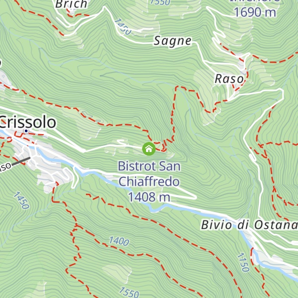 Map of Bistrot San Chiaffredo