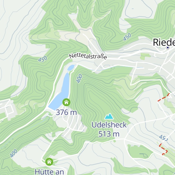 Map of Schmalberghütte