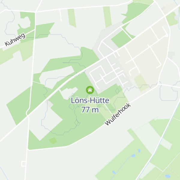 Map of Löns-Hütte