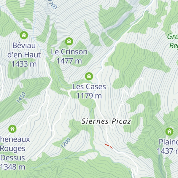 Map of La Planche