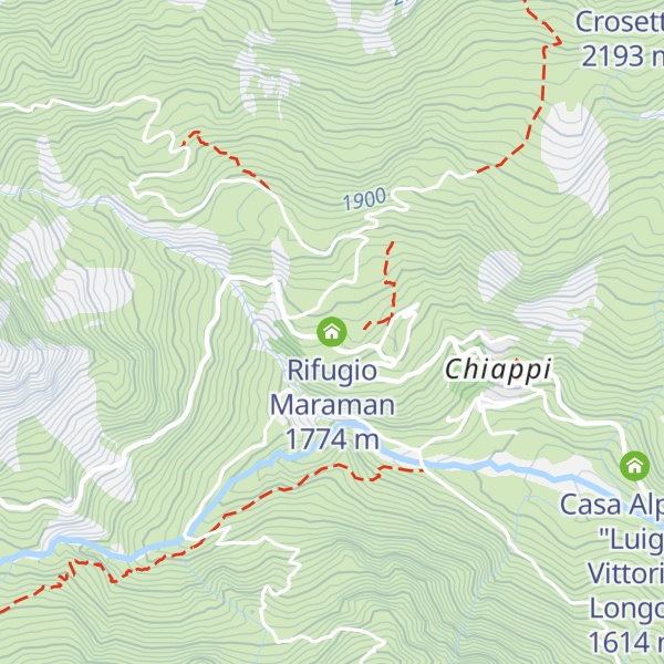 Map of Rifugio Maraman