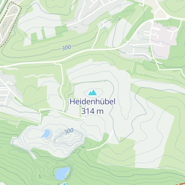 Map of Heidenhübel