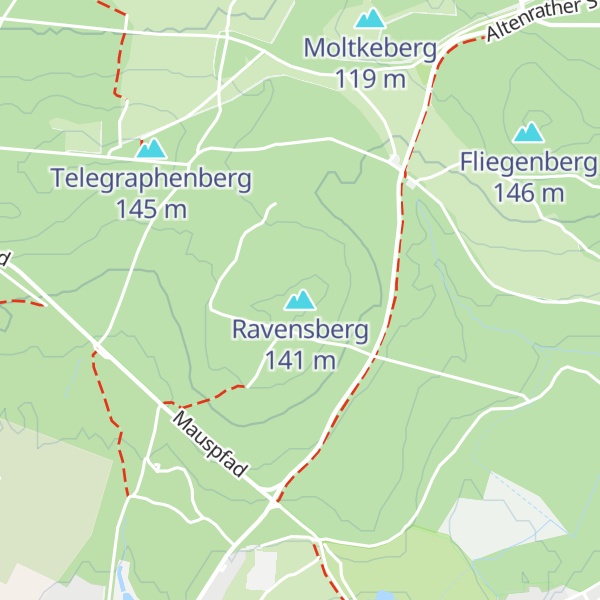 Map of Ravensberg