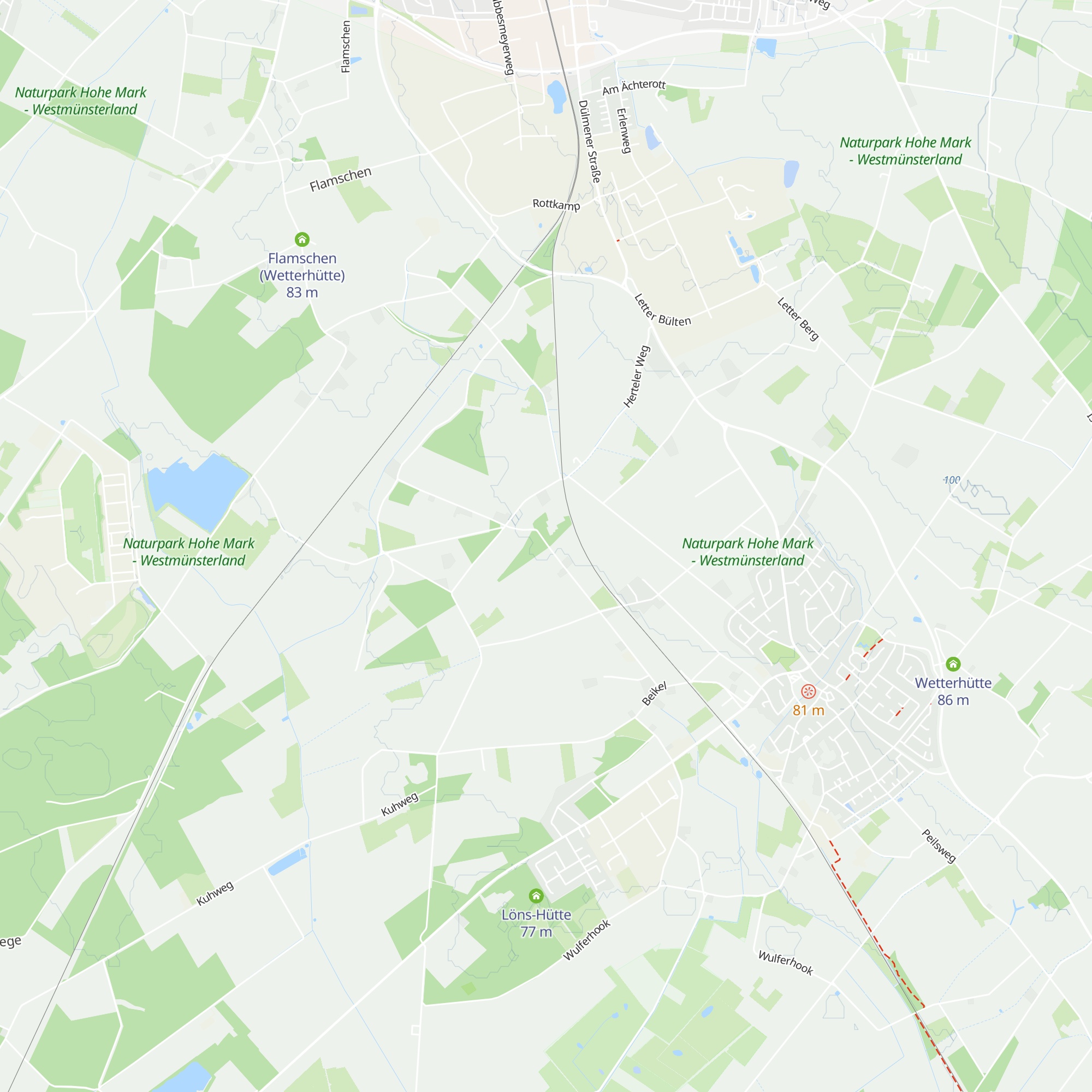 Wetterhütte map