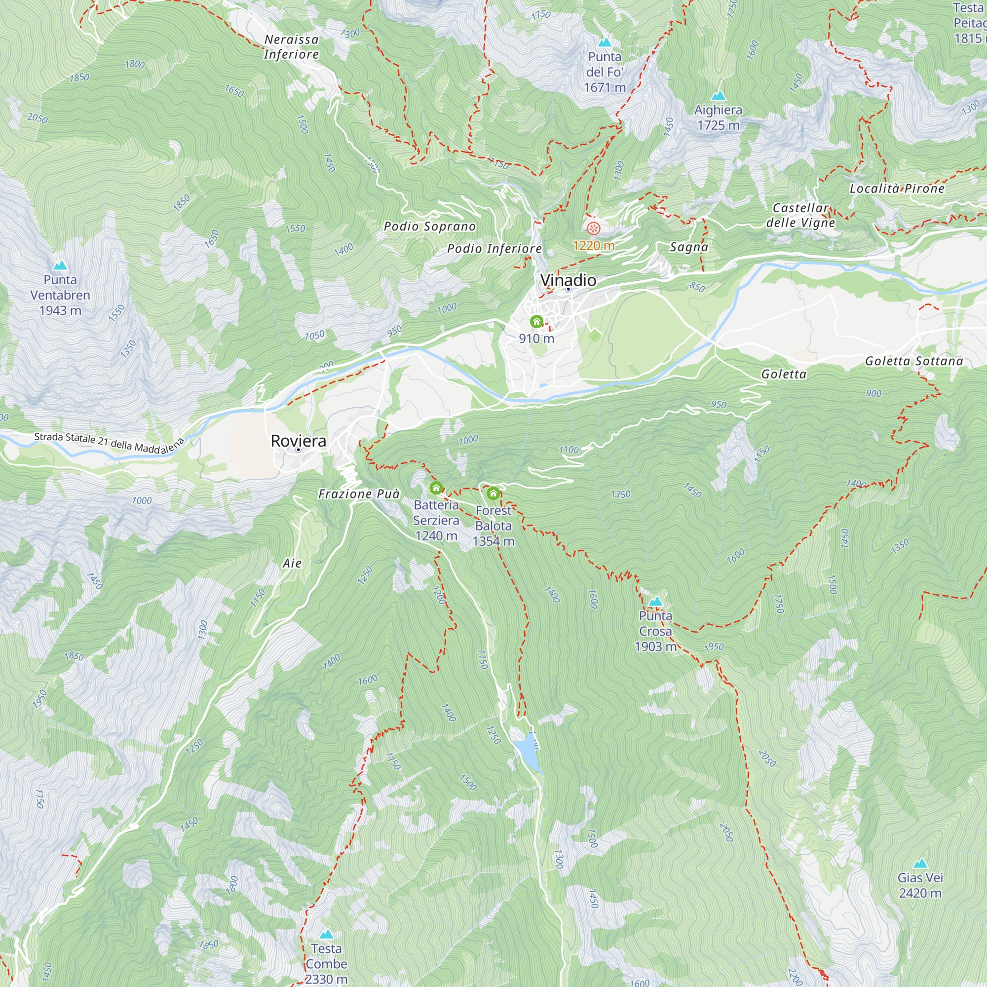 Forest Balota map