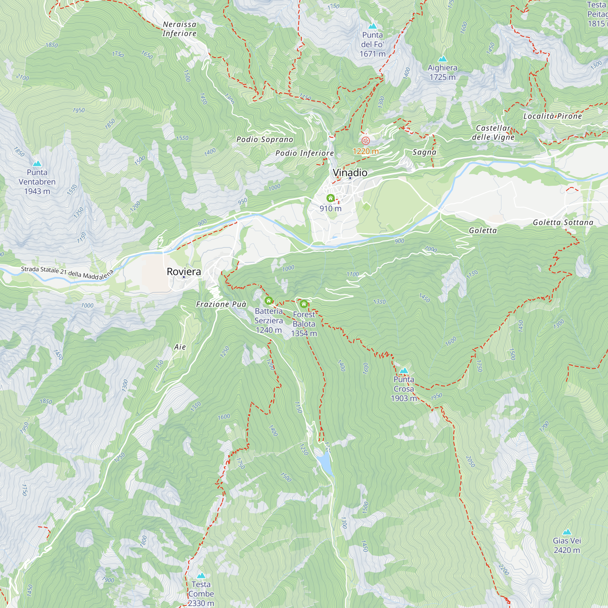 Forest Balota map