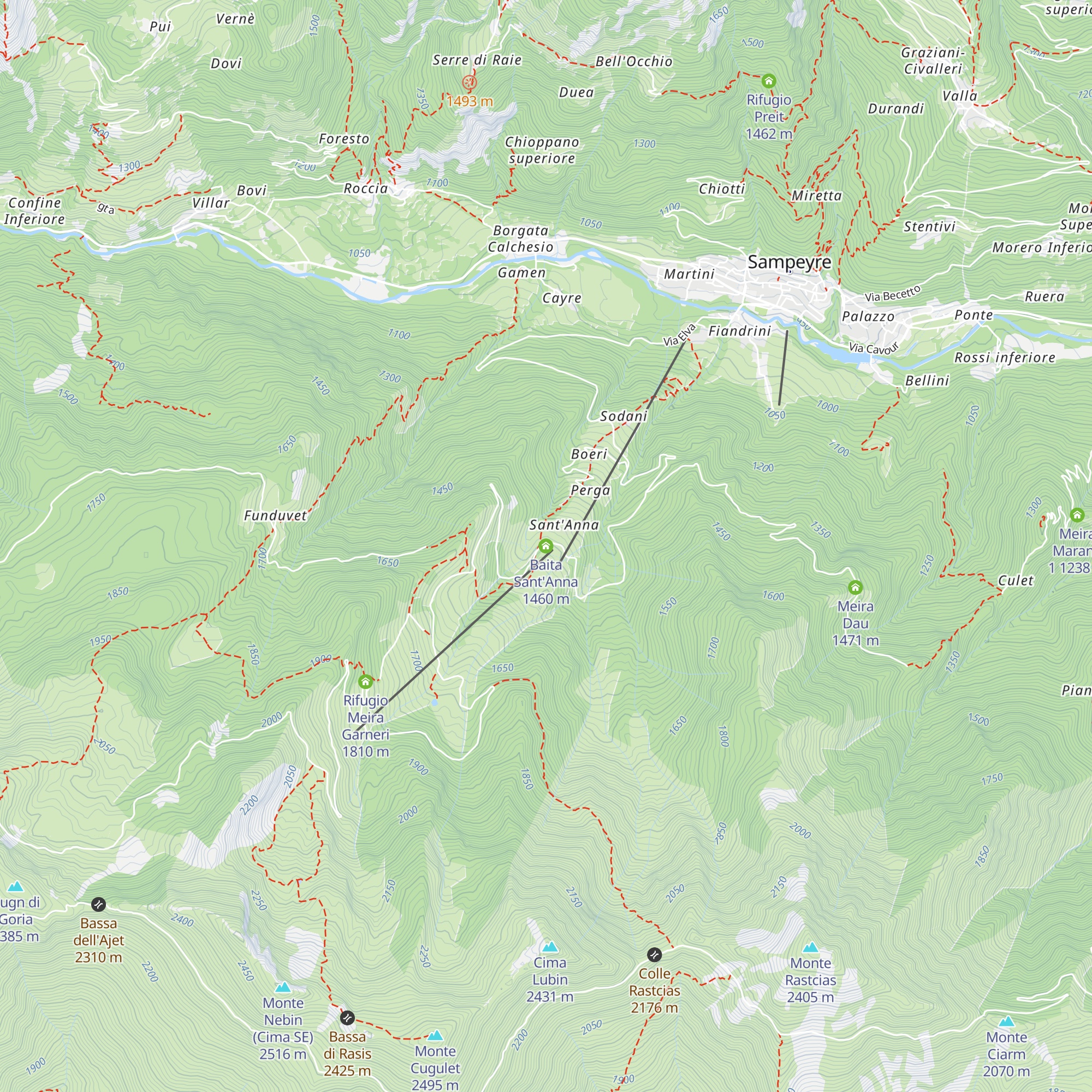 Baita Sant'Anna map