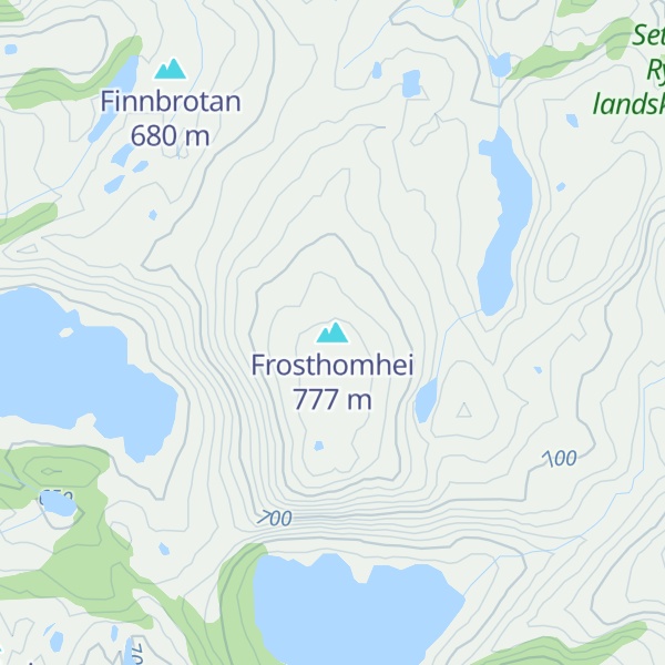 Map of Frosthomhei