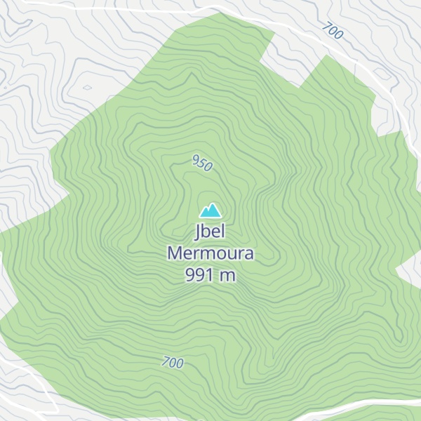 Map of Jbel Mermoura