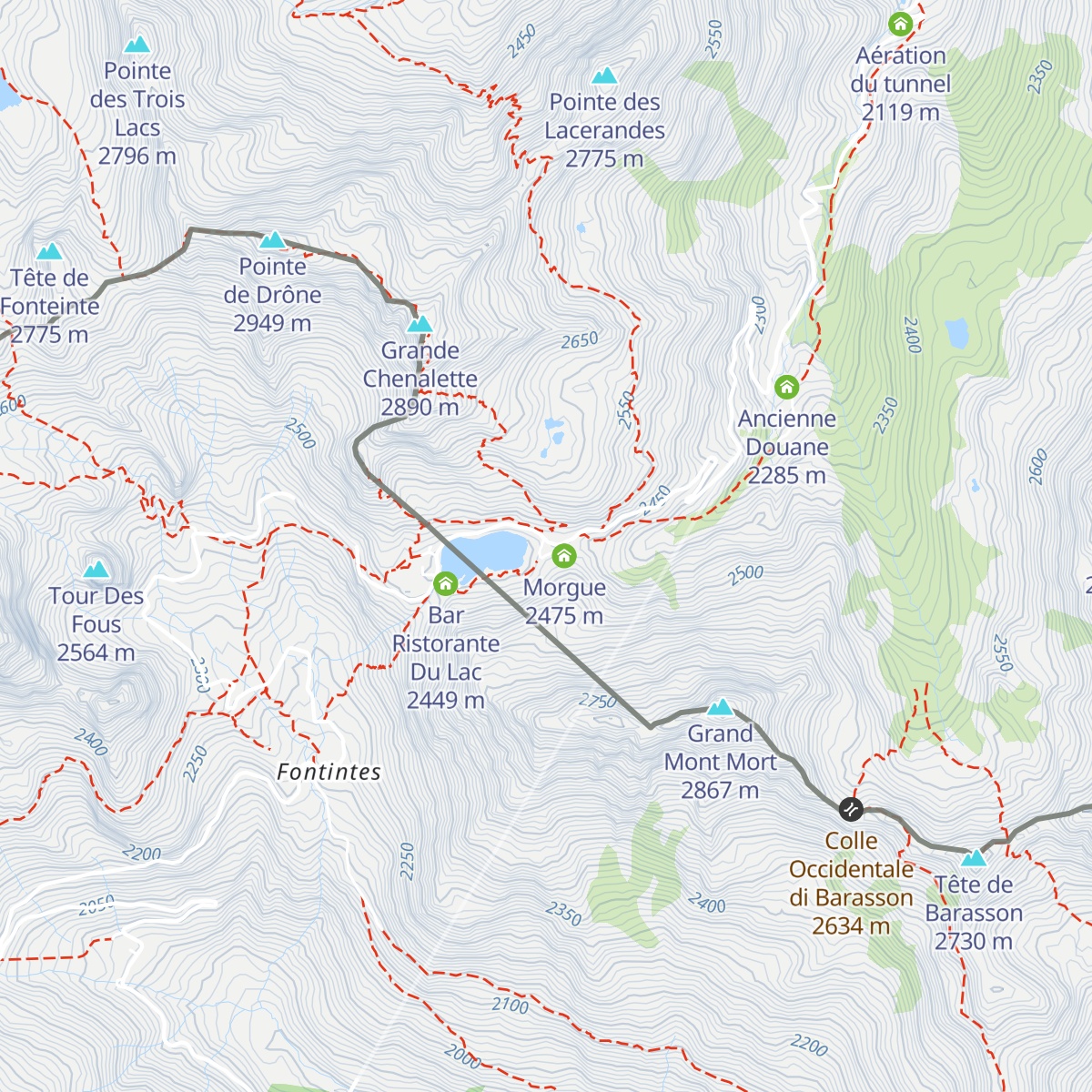 Great St Bernard Hospice map