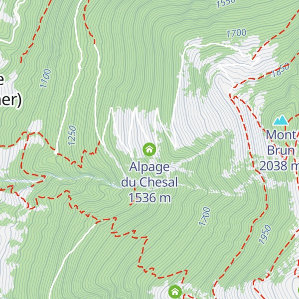 Map of Alpage du Chesal