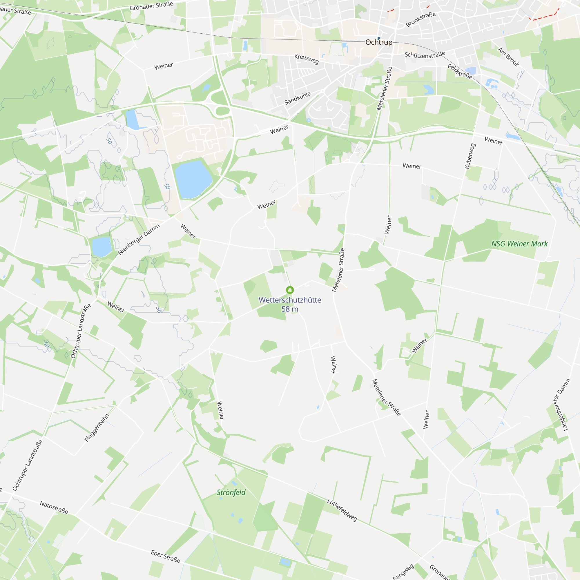Wetterschutzhütte map
