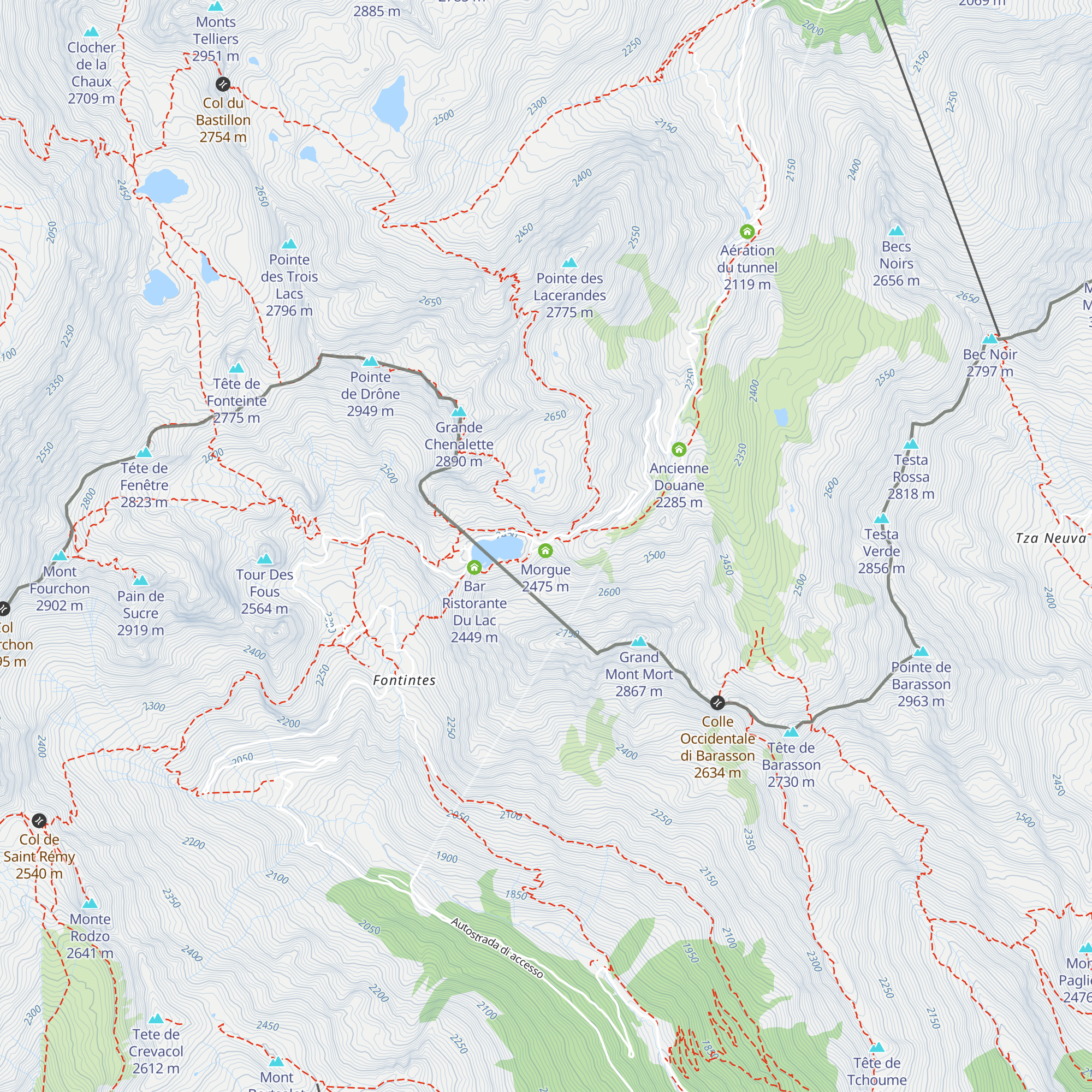 Mont Joux map