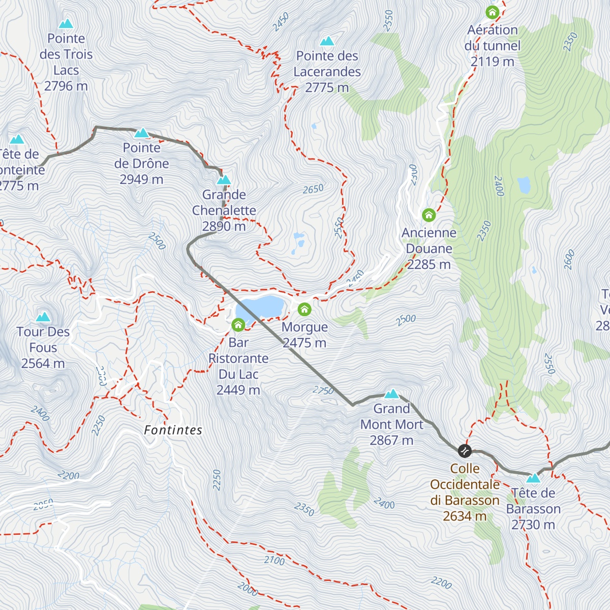 Mont Joux map