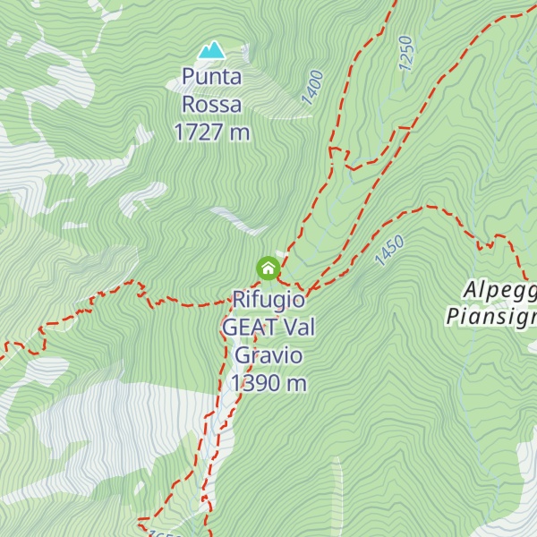 Map of Rifugio GEAT Val Gravio