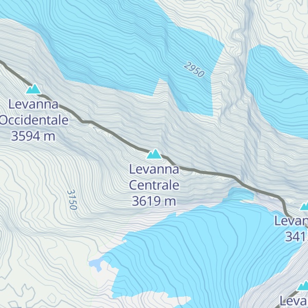 Map of Levanna Centrale