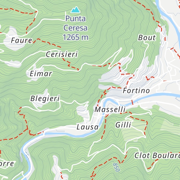 Map of Volo del DAHU