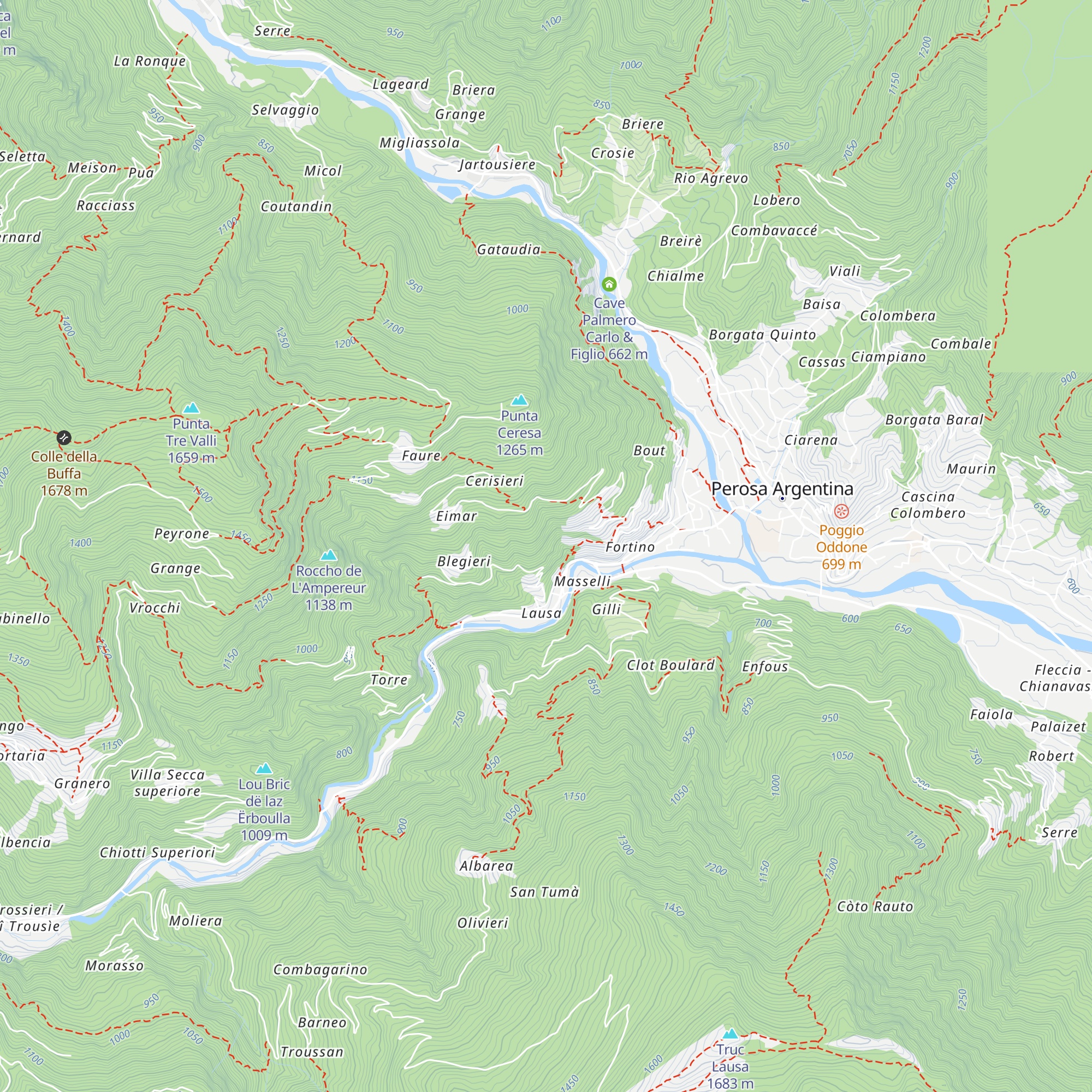 Volo del DAHU map