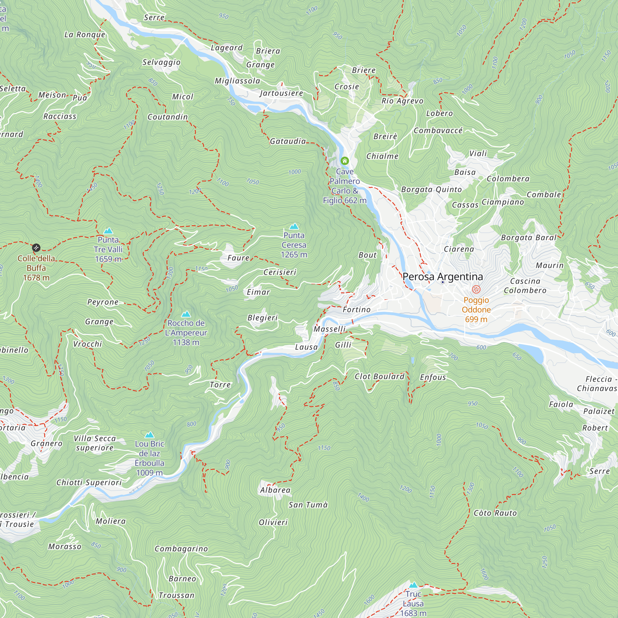 Volo del DAHU map