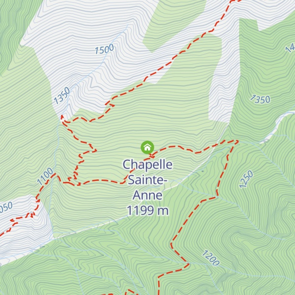 Map of Chapelle Sainte-Anne