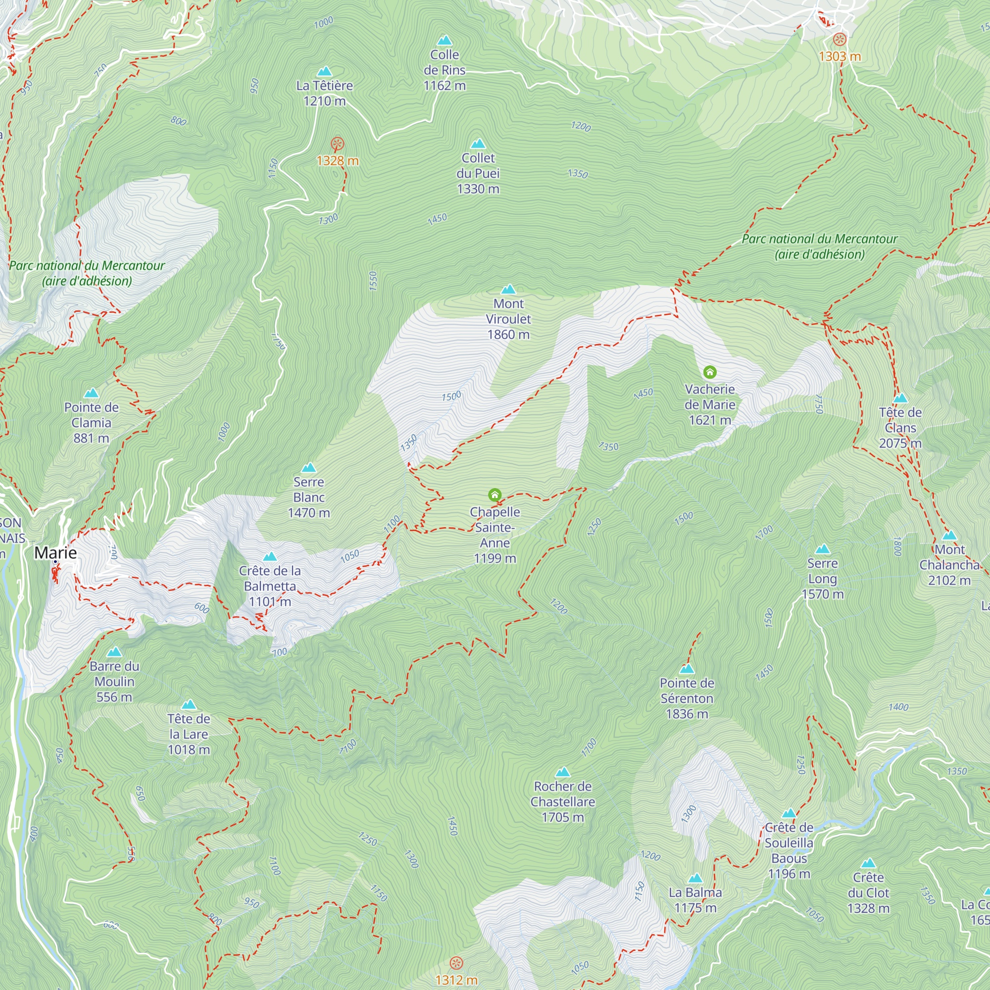 Chapelle Sainte-Anne map