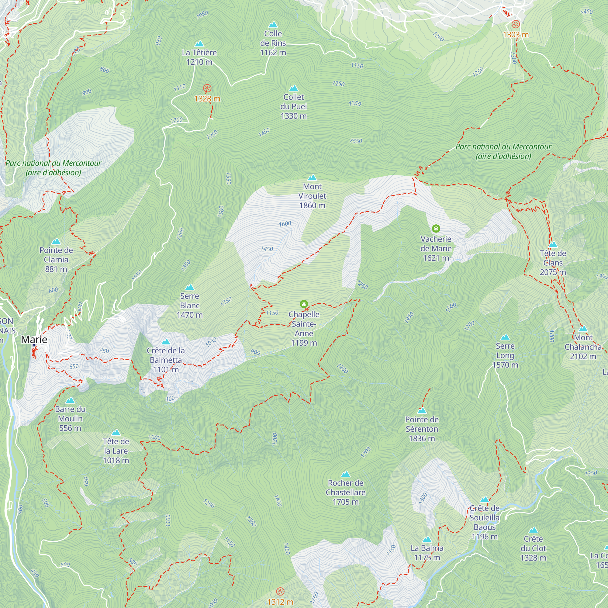 Chapelle Sainte-Anne map