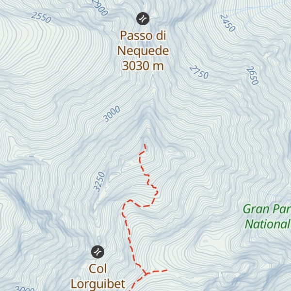 Map of Punta di Bioula