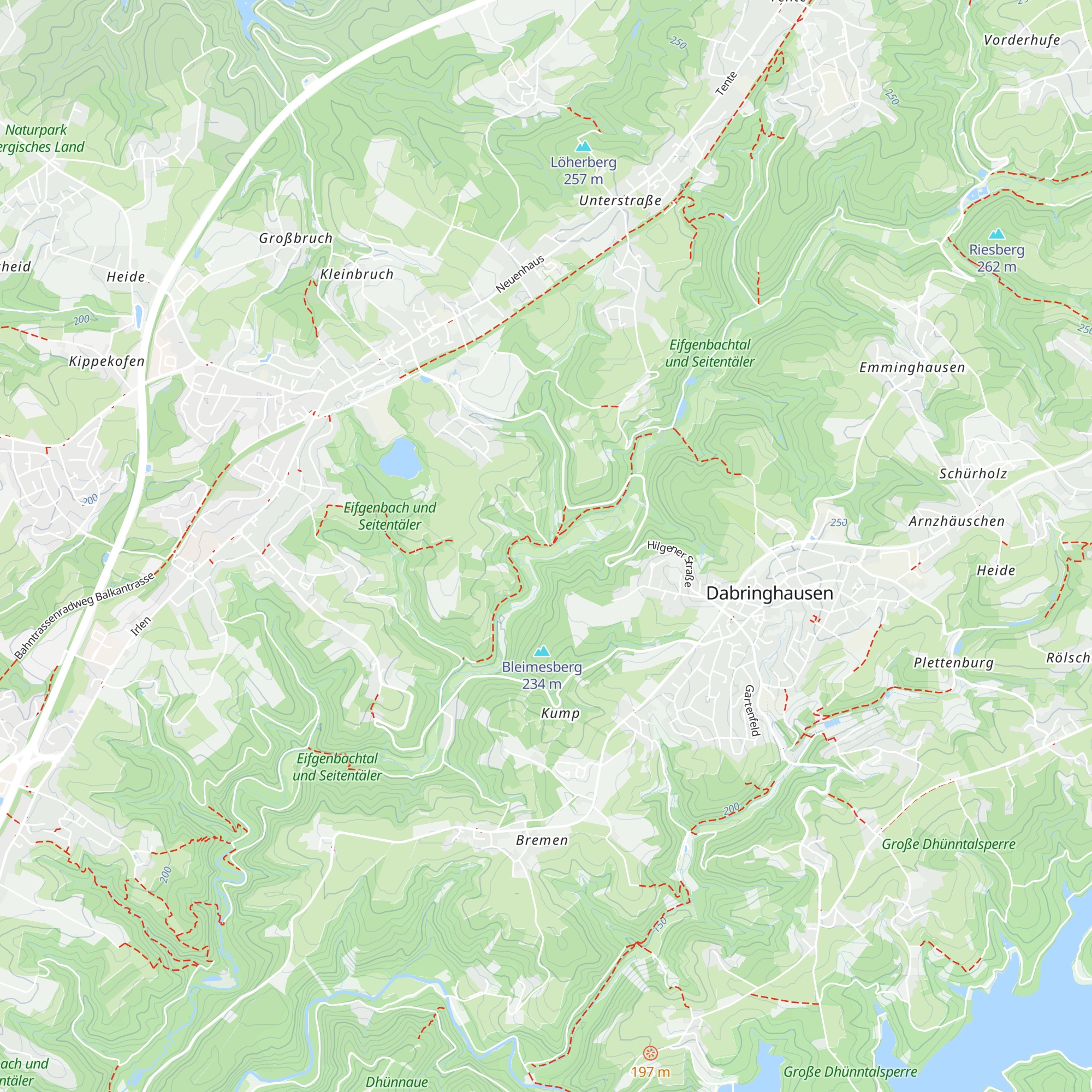 Schutzhütte Bechhausen map