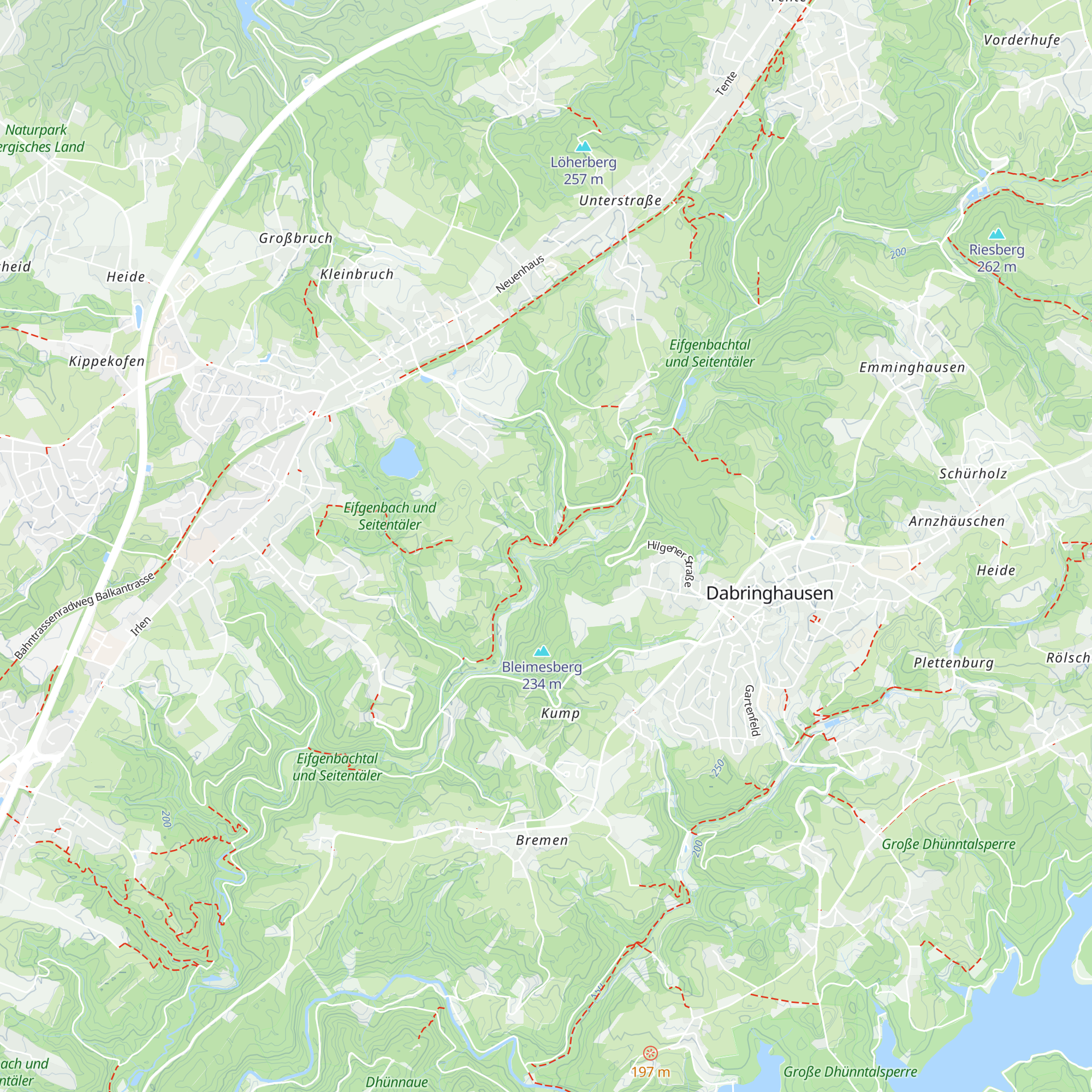 Schutzhütte Bechhausen map