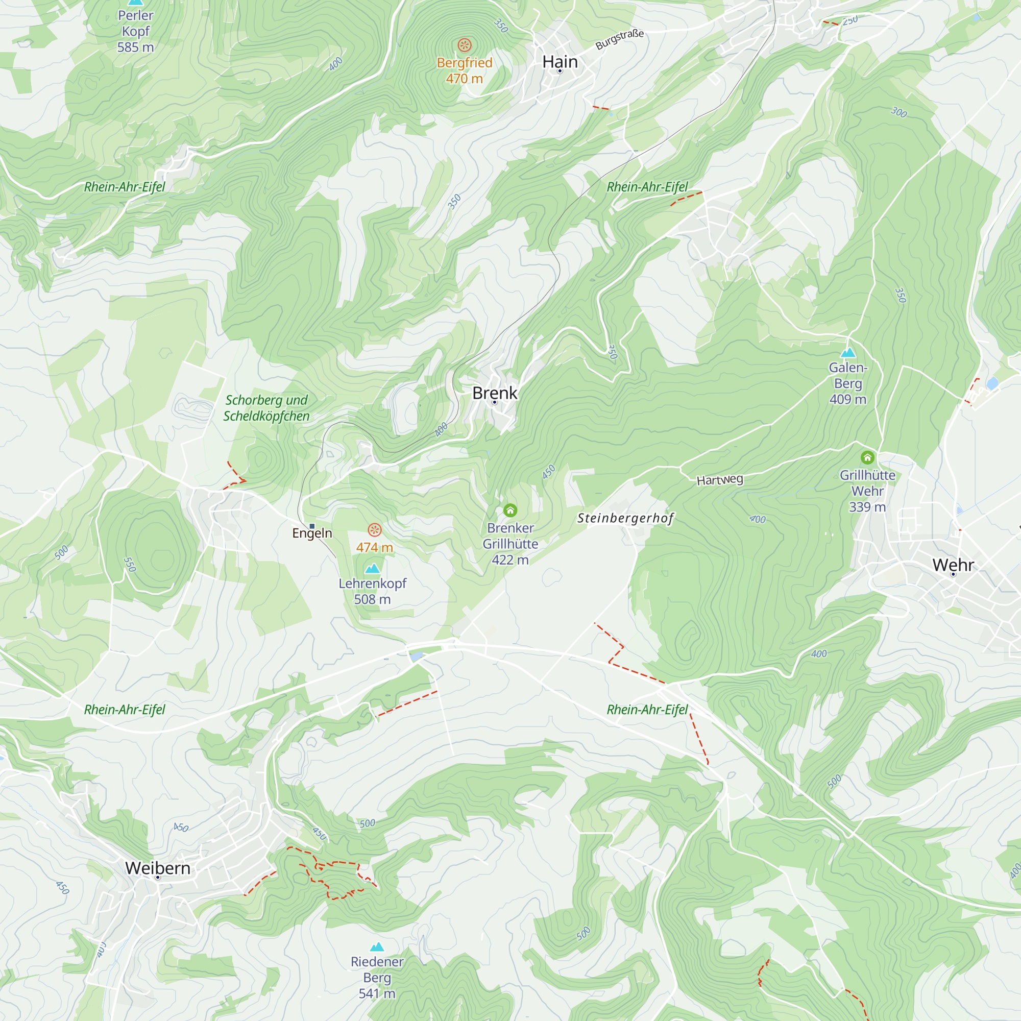Brenker Grillhütte map