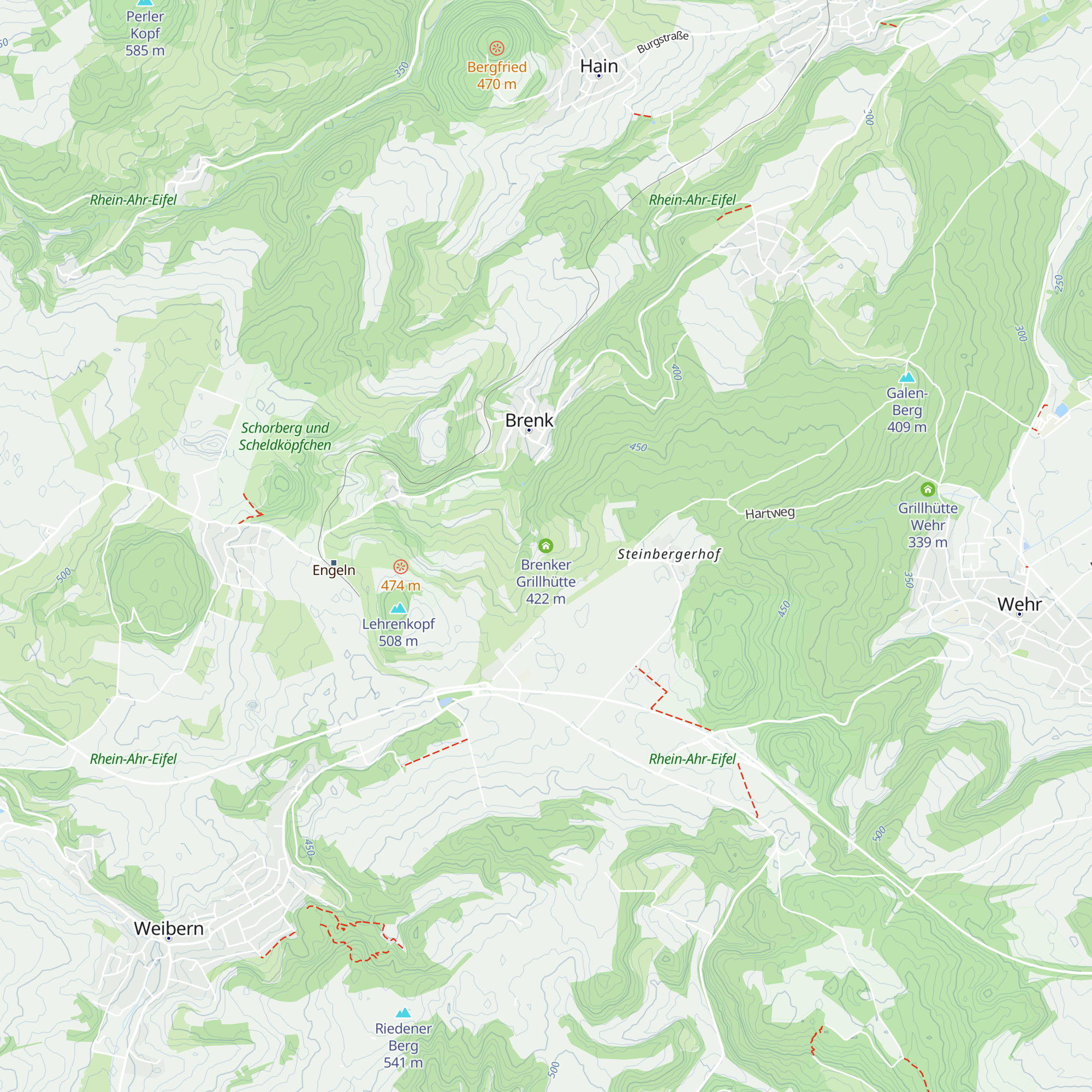 Brenker Grillhütte map