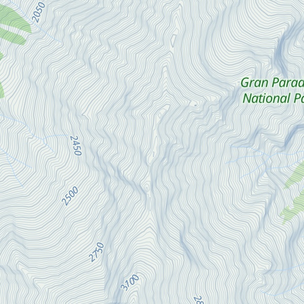Map of Punta Chamoussiere