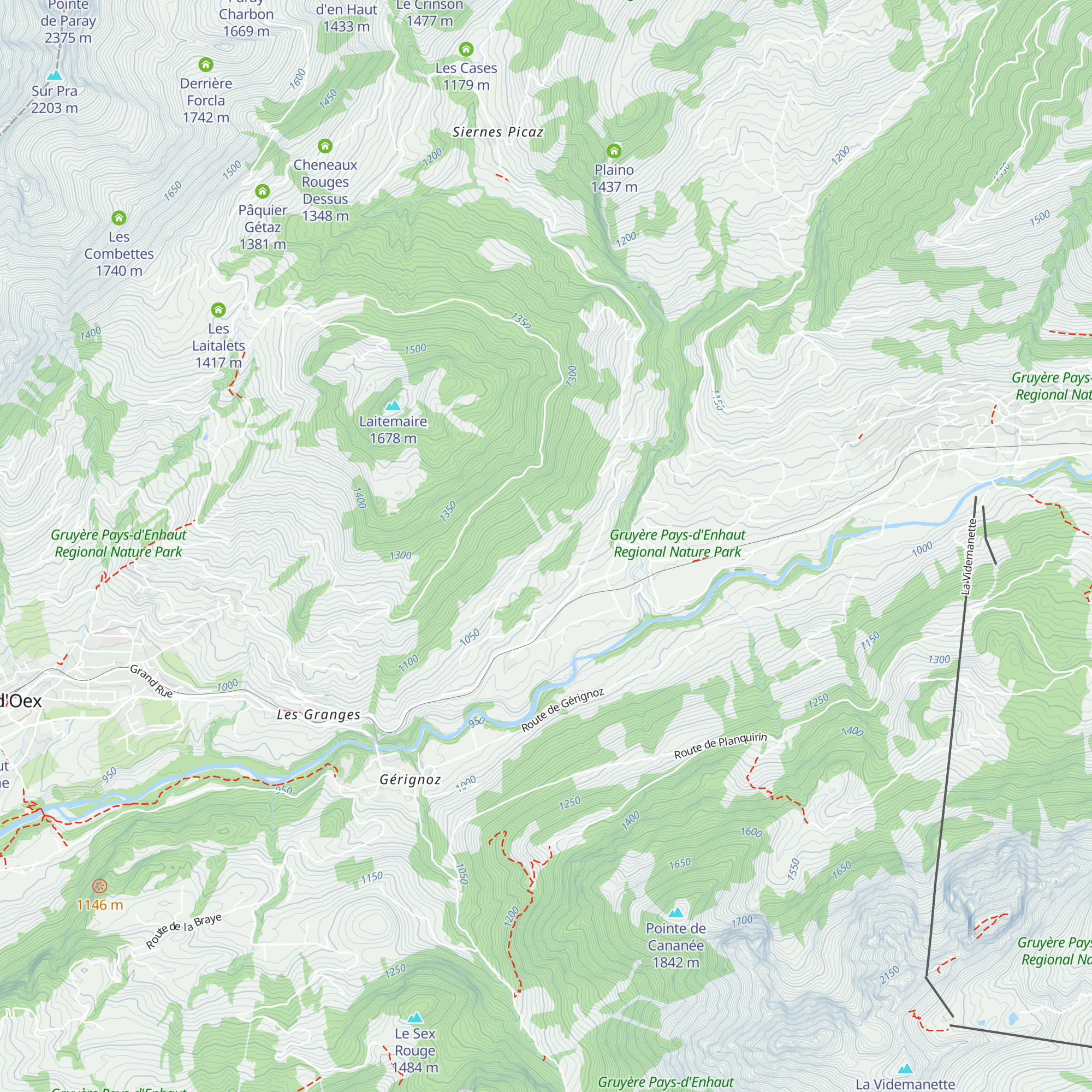 Buvette des Serpenteys map