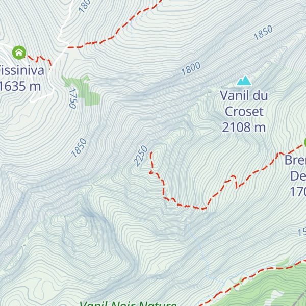 Map of Dent de Brenleire