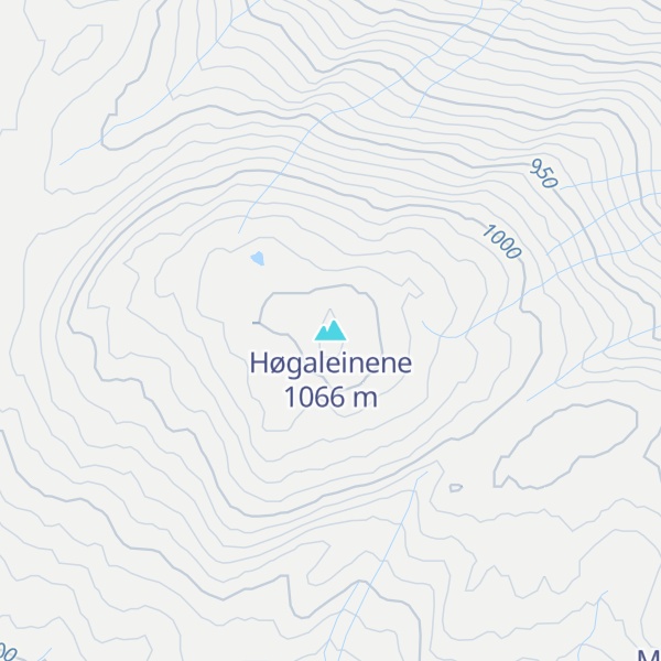 Map of Høgaleinene