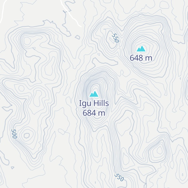 Map of Igu Hills